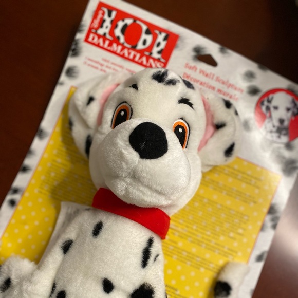 RARE vintage 101 Dalmatians hanging plush dog - Picture 2 of 5